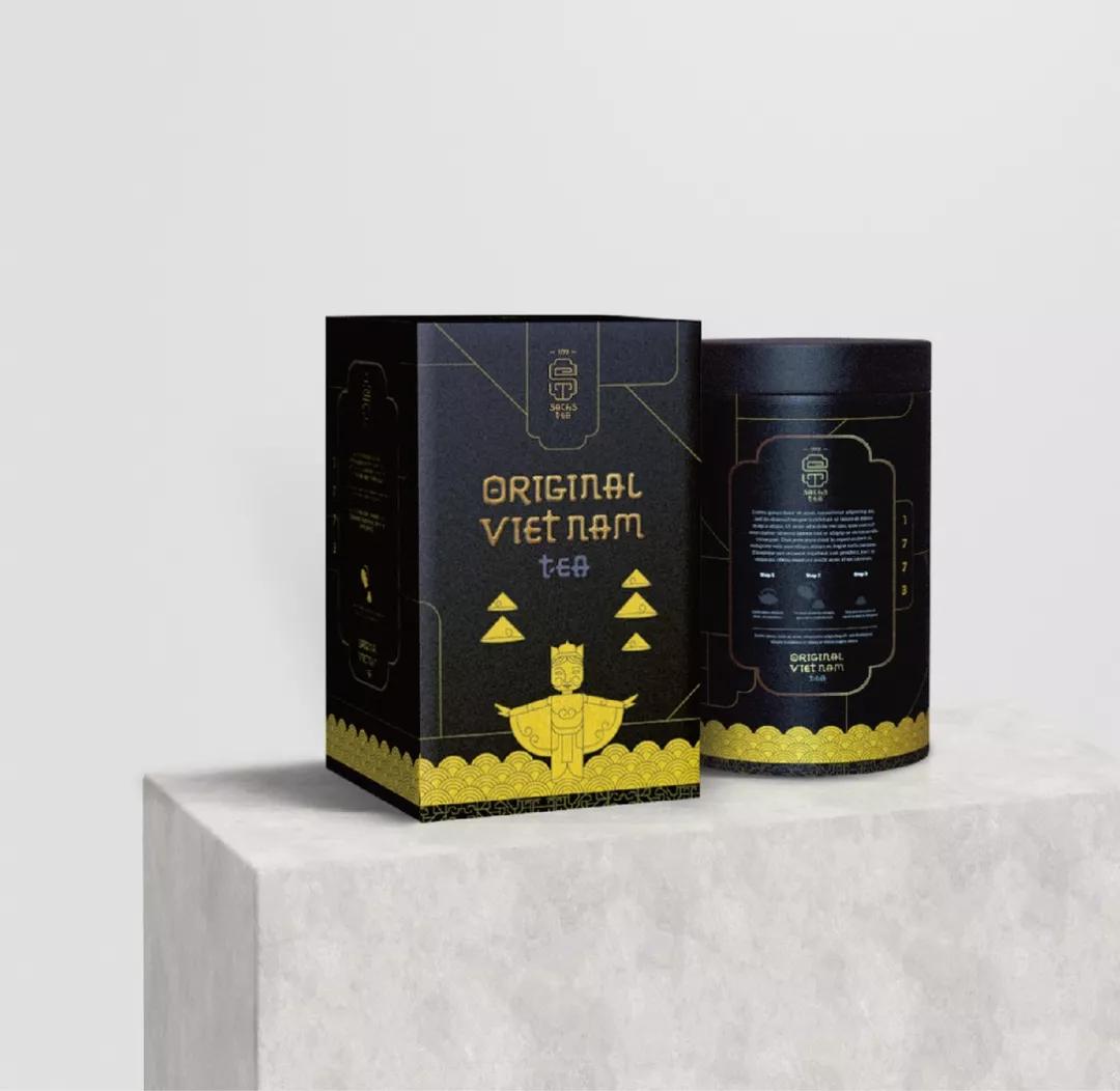 越南传统茶品包装设计