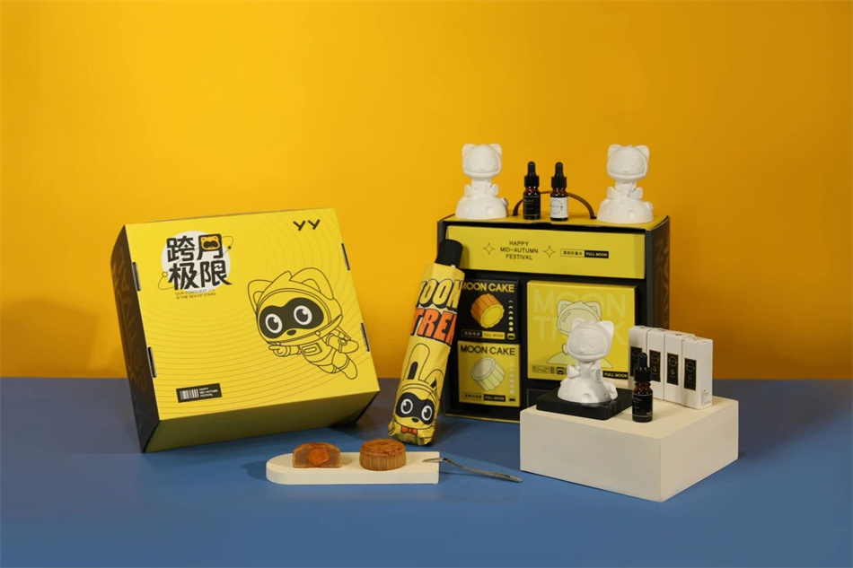 YY语音中秋礼盒包装设计
