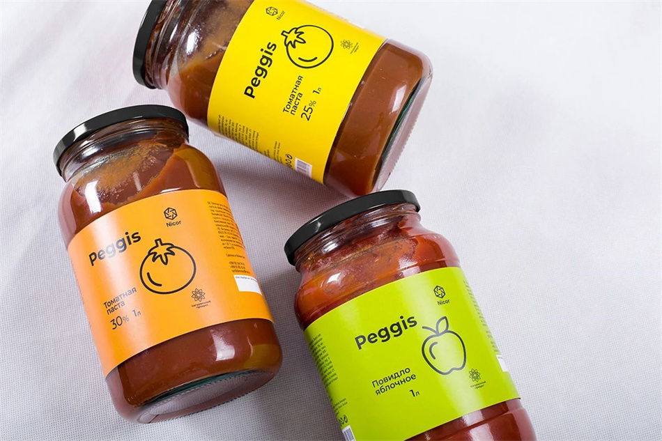 peggis 瓶装酱料包装设计