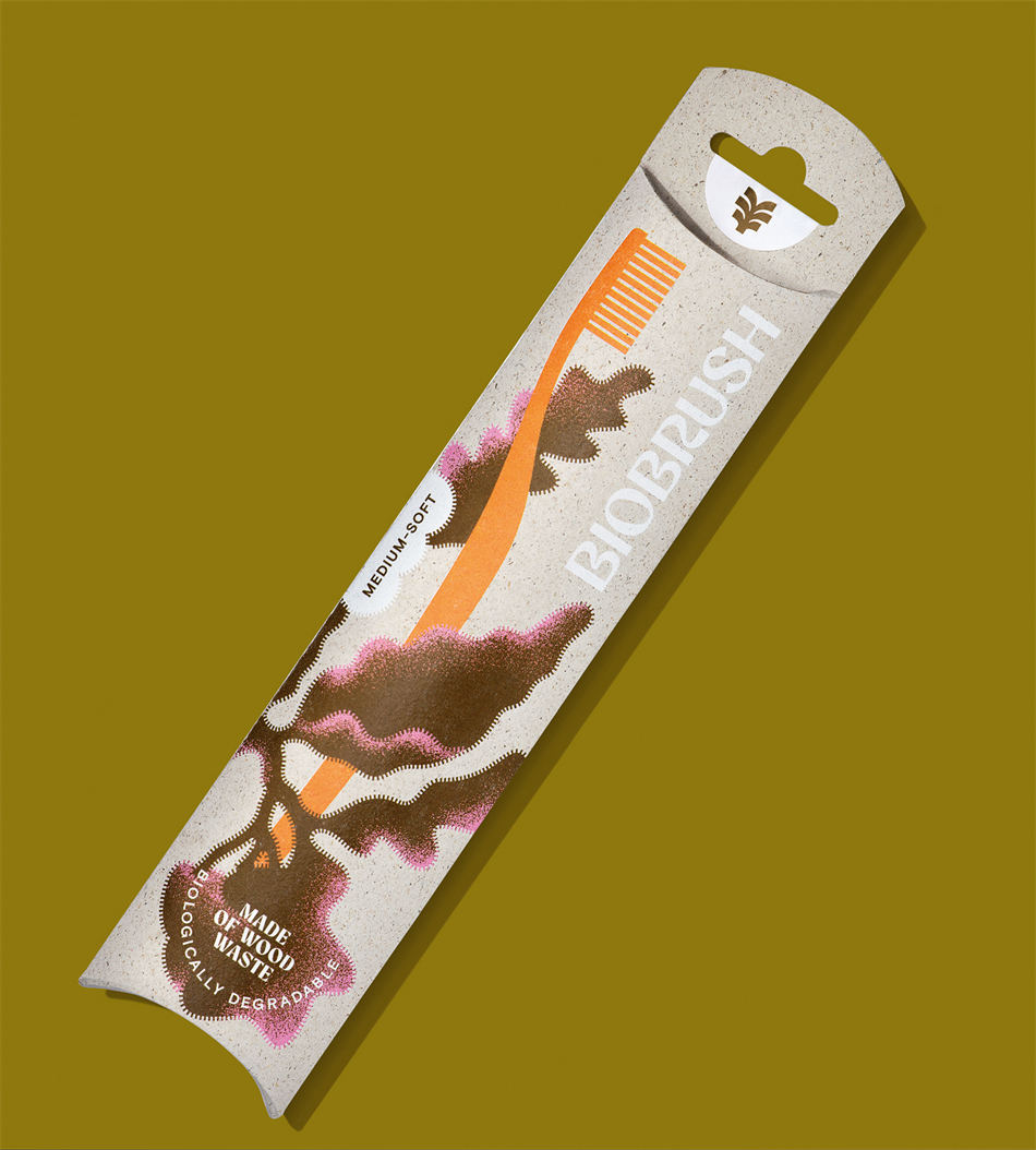 Biobrush 零售牙刷包装设计