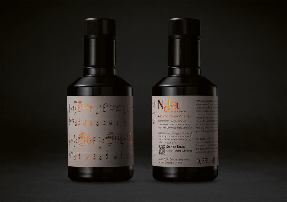 Nota Wine Vinegar 红酒包装设计