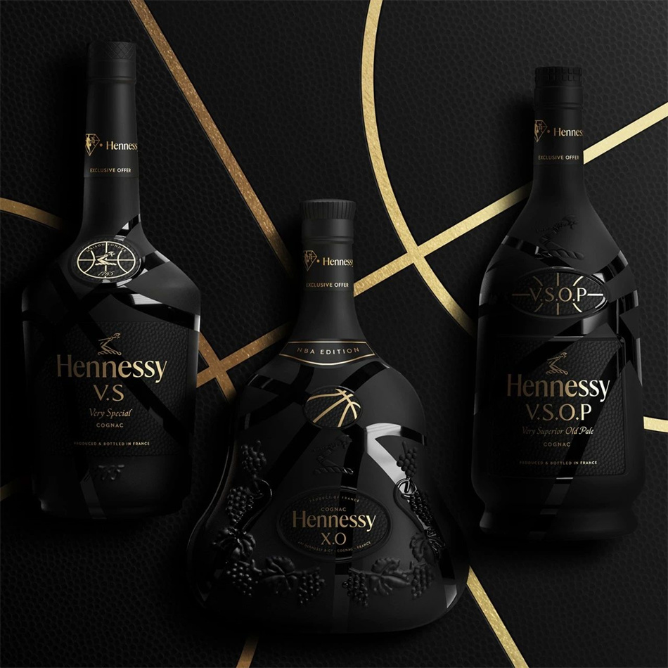 Hennessy NBA 75th Anniversary 红酒包装设计
