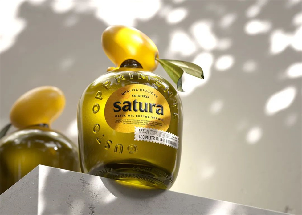 SATURA 橄榄油瓶身设计