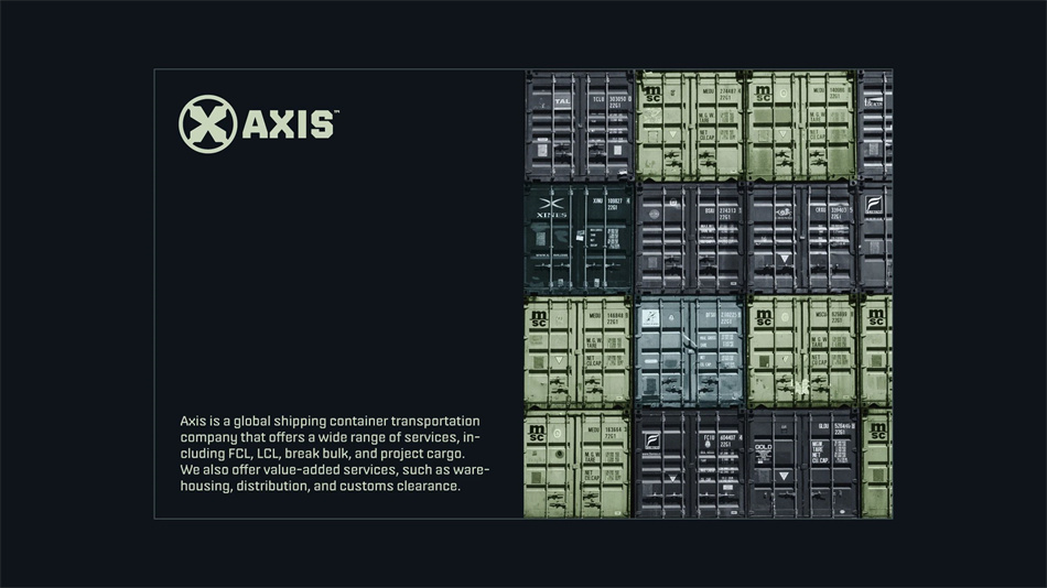集装箱品牌 AXIS 品牌形象设计