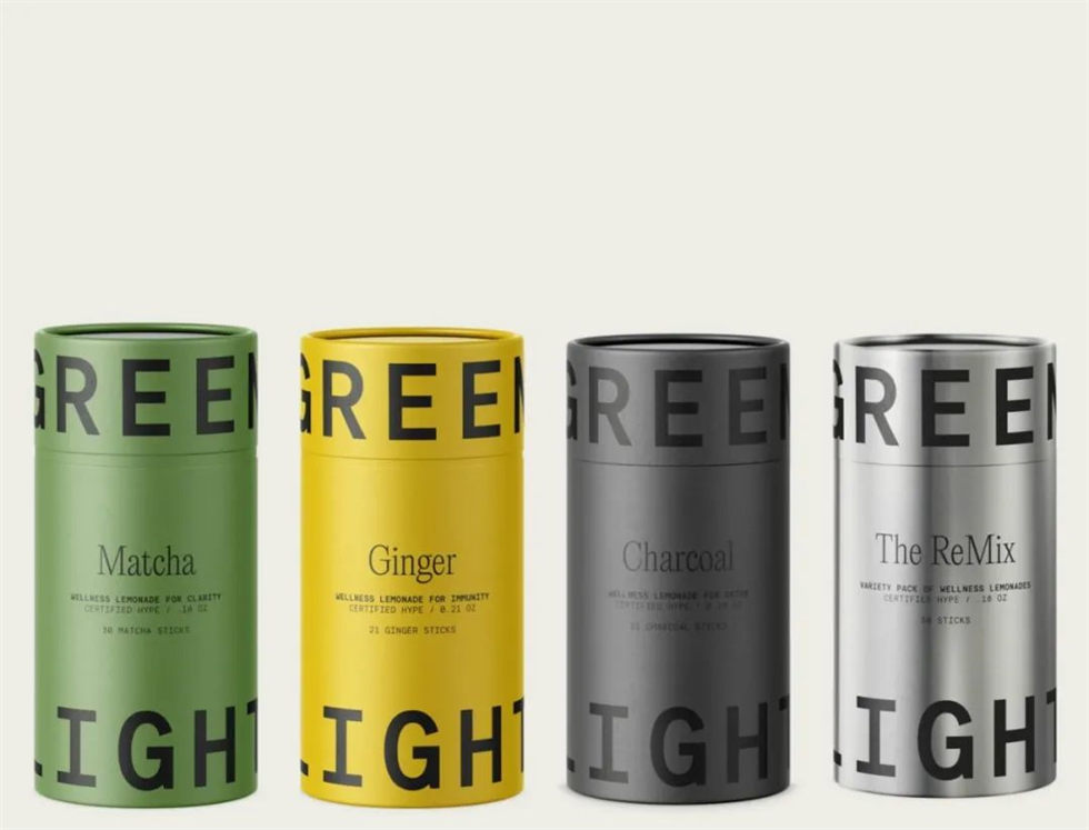 Greenlight柠檬水包装设计