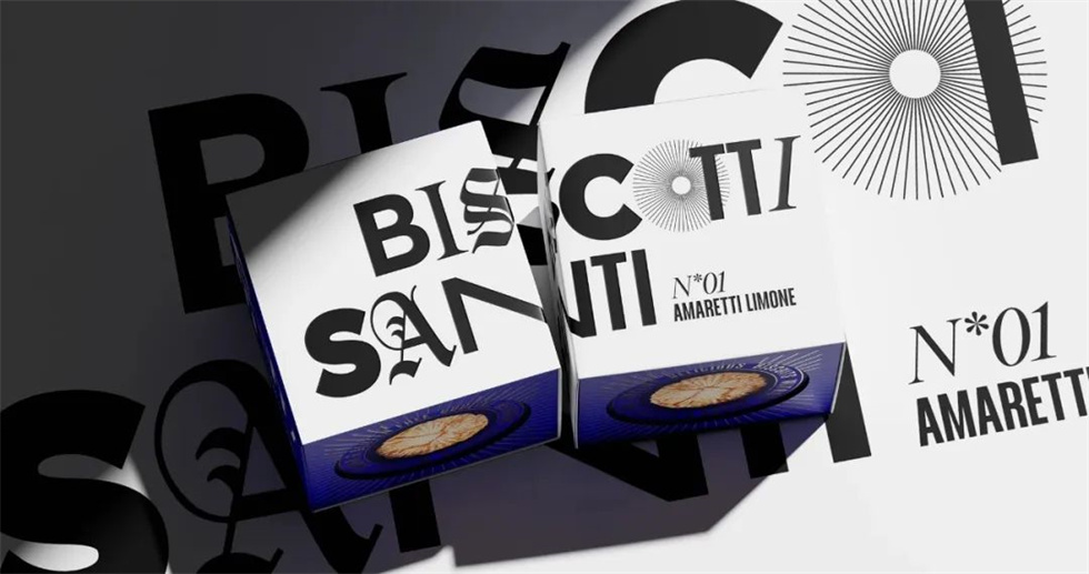 The Biscotti Santi糖果包装设计